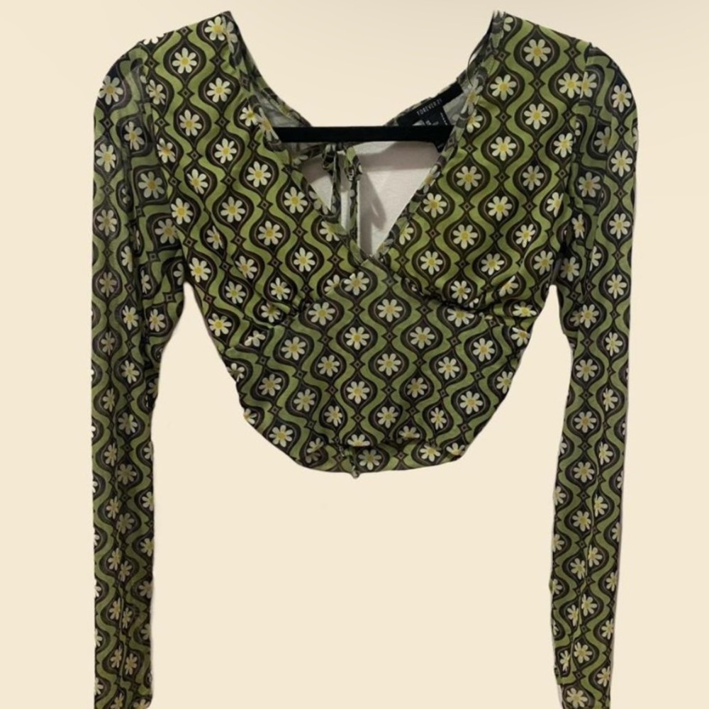 mesh open back top